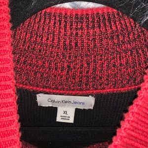 Calvin Klein red sweater